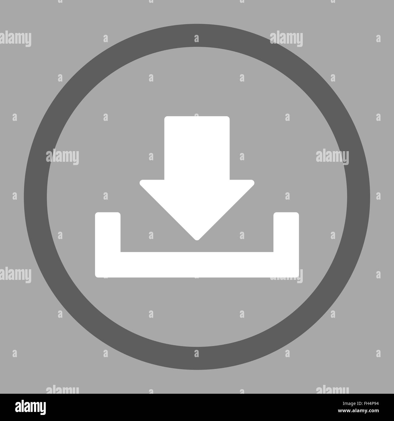 Download flat dark gray and white colors rounded vector icon Stock ...