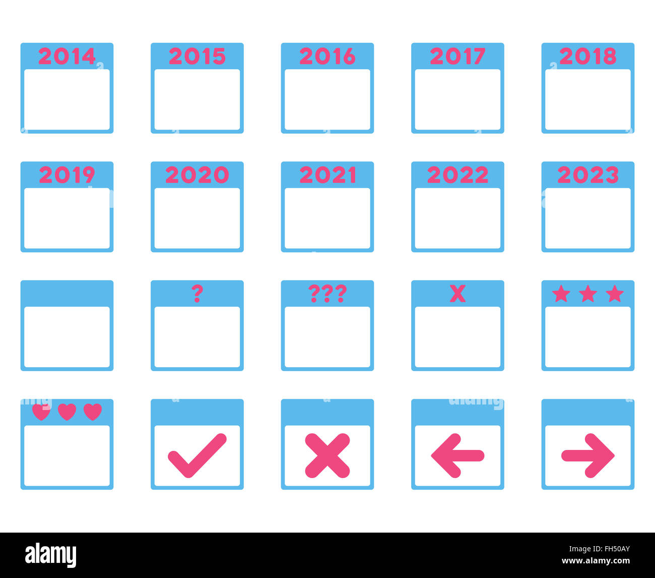 Css Calendar 2023 Calendar Years Icon Stock Photo - Alamy
