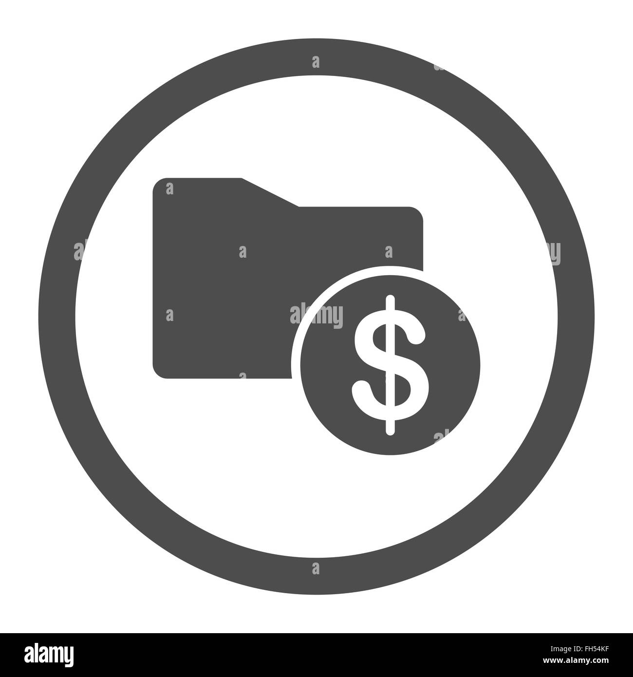Money Folder icon Stock Photo