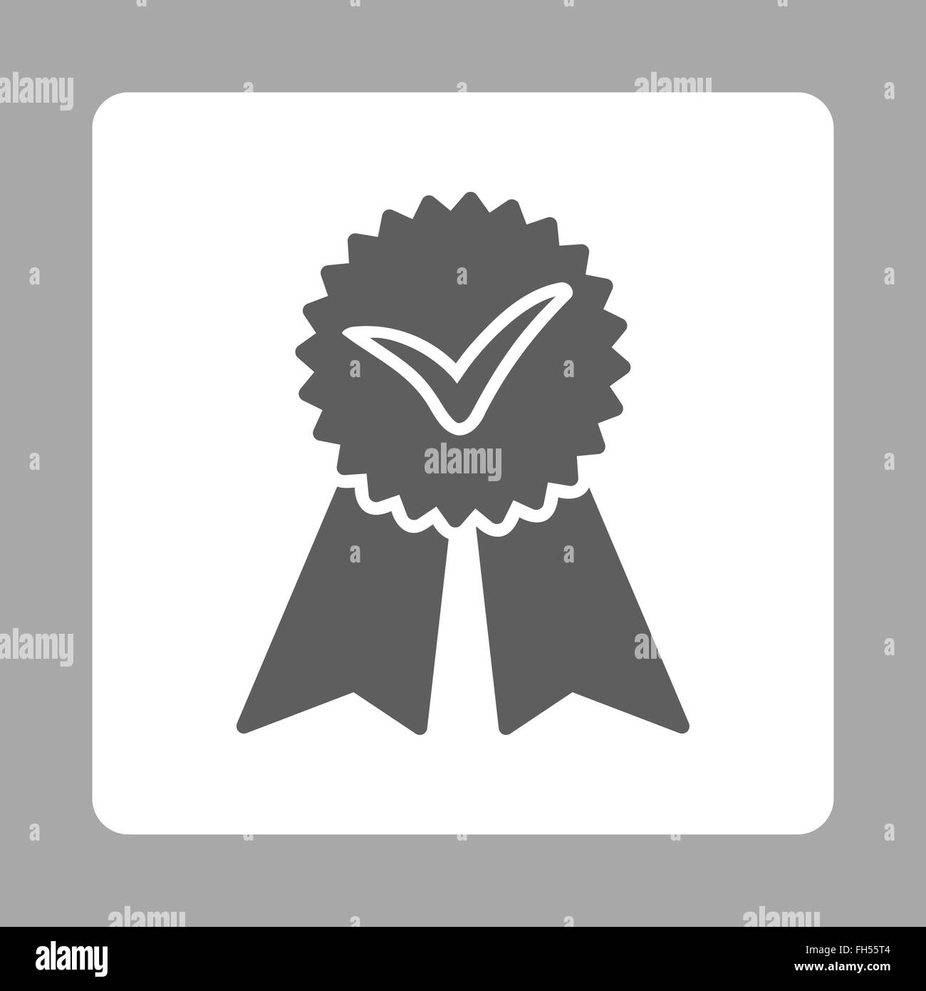 Approvement Rounded Square Button Stock Photo - Alamy