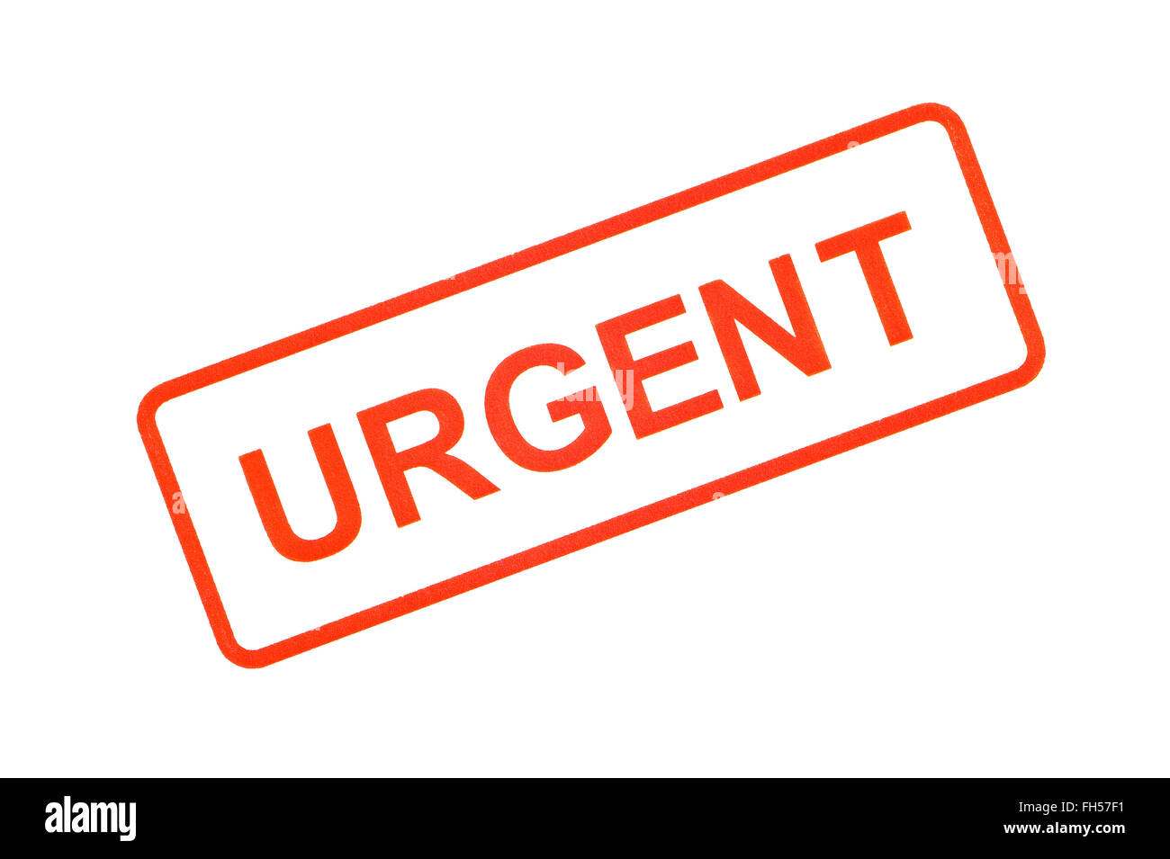 Urgent Rubber Stamp Stock Photo - Alamy