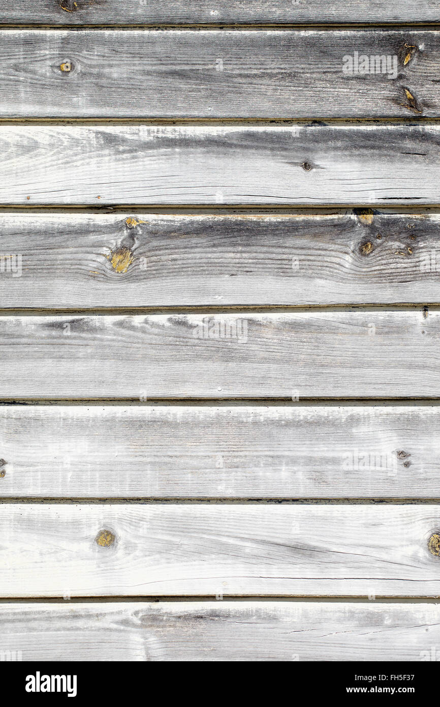 Close-up of Weathered Wooden Wall, Arcachon, Gironde, Aquitaine, France Stock Photo