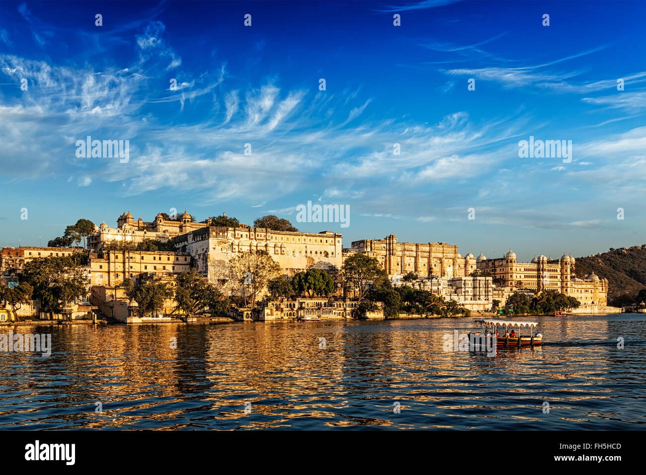 City Palace. Udaipur, Rajasthan, India Stock Photo