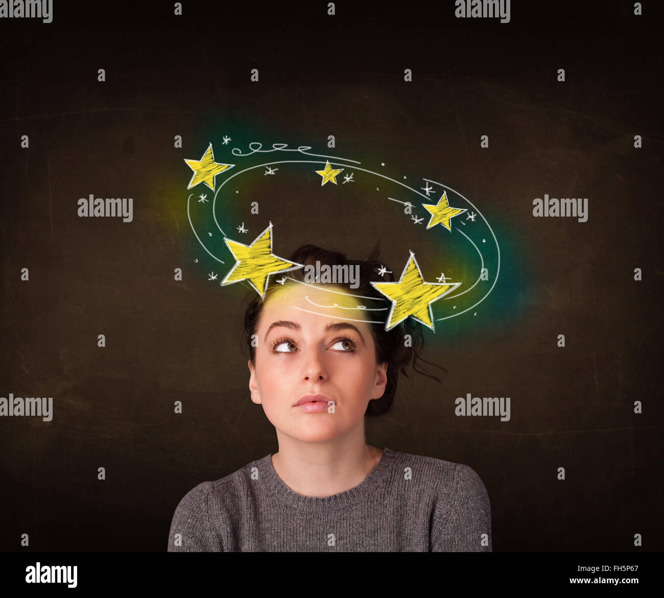 Seeing stars dizzy hires stock photography and images Alamy