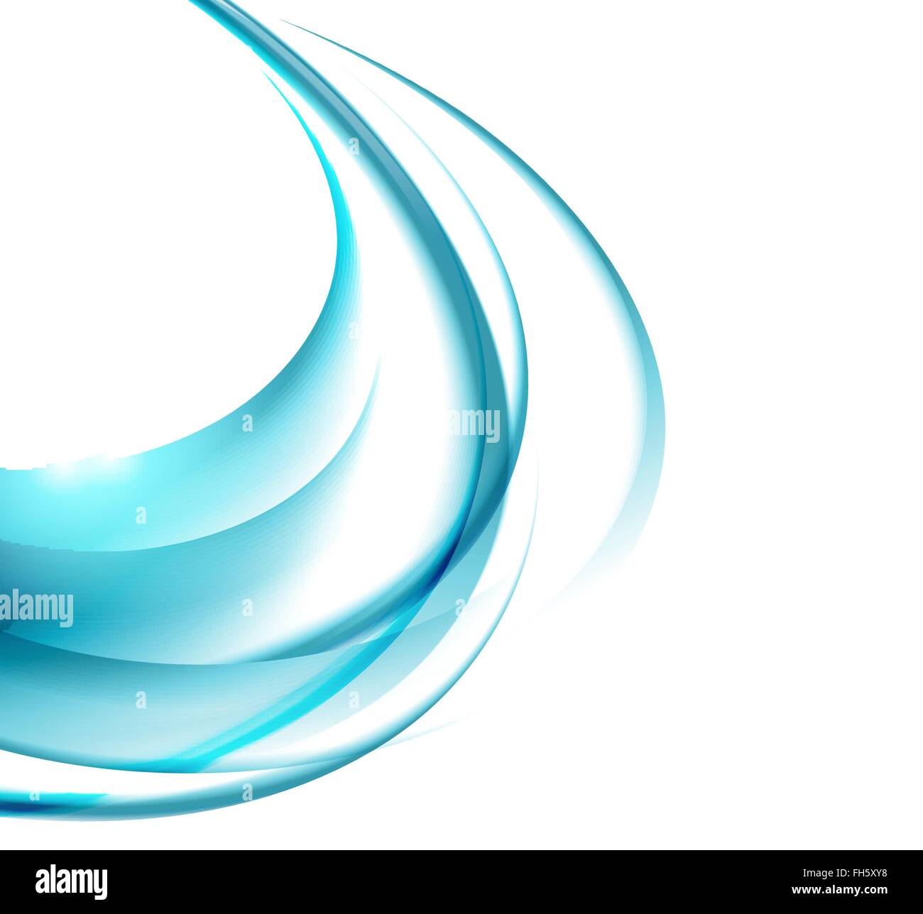 Abstract vector background, blue wavy Stock Vector Image & Art - Alamy