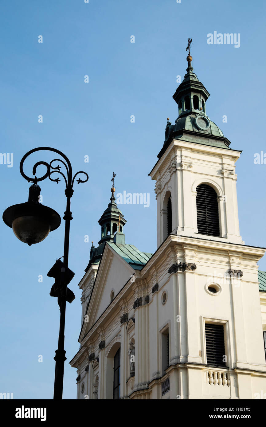 Church of the Holy Spirit, Old Town, Warsaw, Poland. Stock Photo