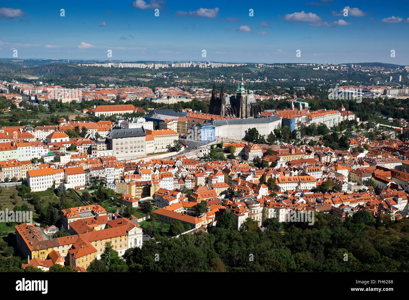 Scenic overview of Mala Strana, city of Prague, Czech Republic Stock Photo  - Alamy