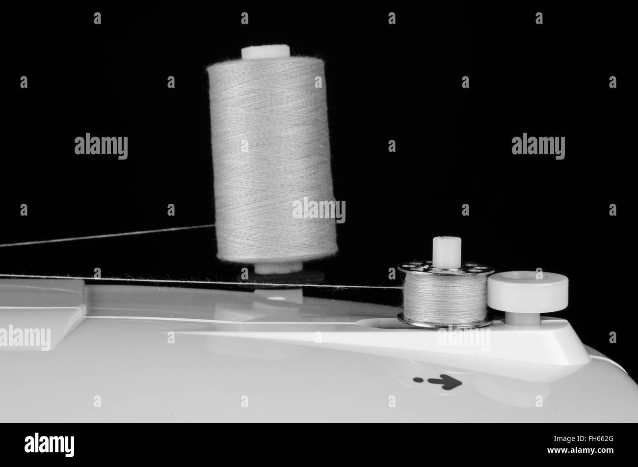 Detail take of a sewing machine Stock Photo Alamy