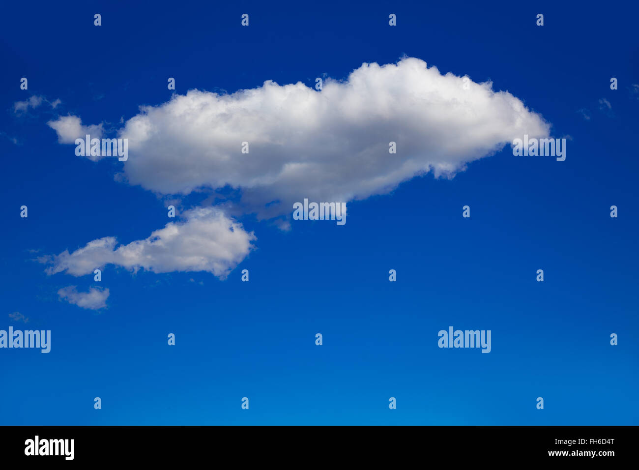 Blue sky with clouds in a summer sunny day Stock Photo - Alamy