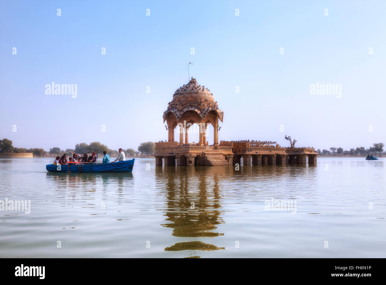 Ganga Sagar, Gadisar lake, Jaisalmer, Rajasthan; India; Asia; Stock Photo