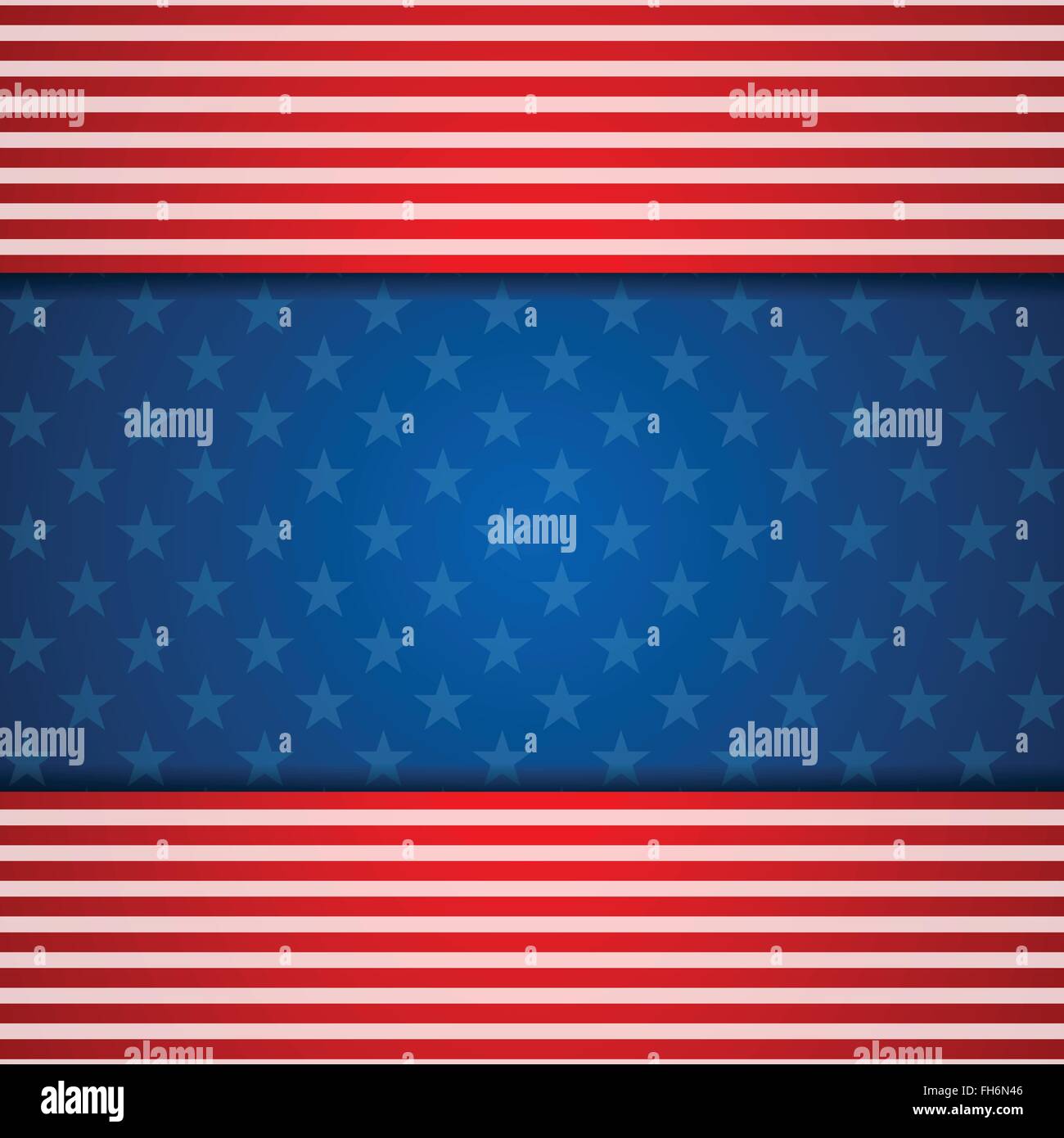 Presidents Day abstract USA flag colors background. Vector illustration Stock Vector
