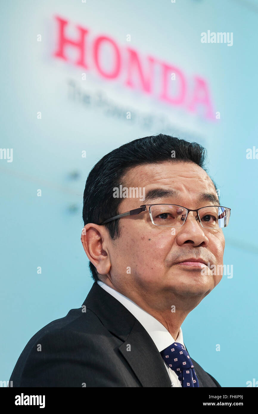 President and ceo of honda motors hires stock photography and images