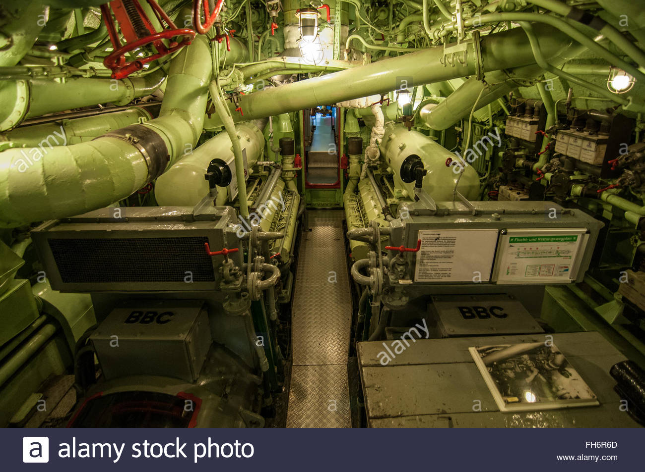 Inside The U Boat Stock Photo 96650917 Alamy