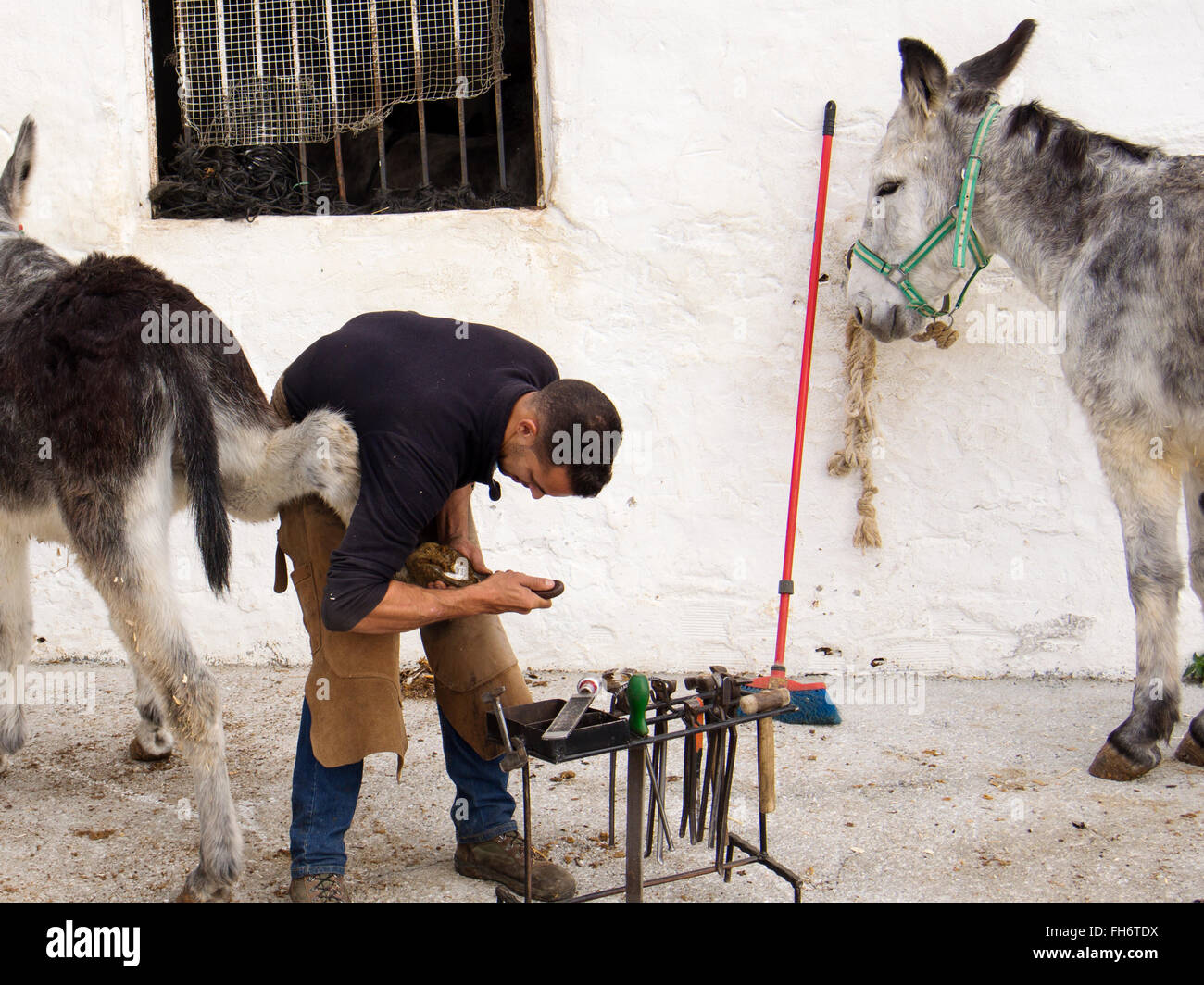 Blacksmith horseshoes hi-res stock photography and images - Alamy