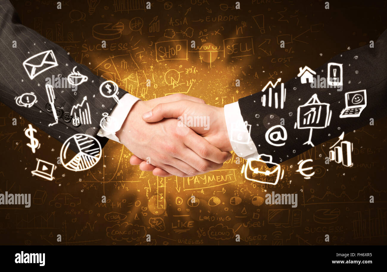 Business handshake Stock Photo