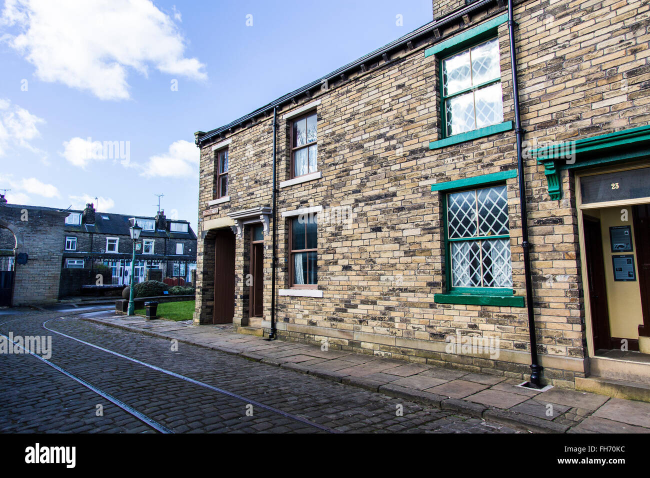 Gaythorne Row, Old terraced properties at Bradford Industrial Museum