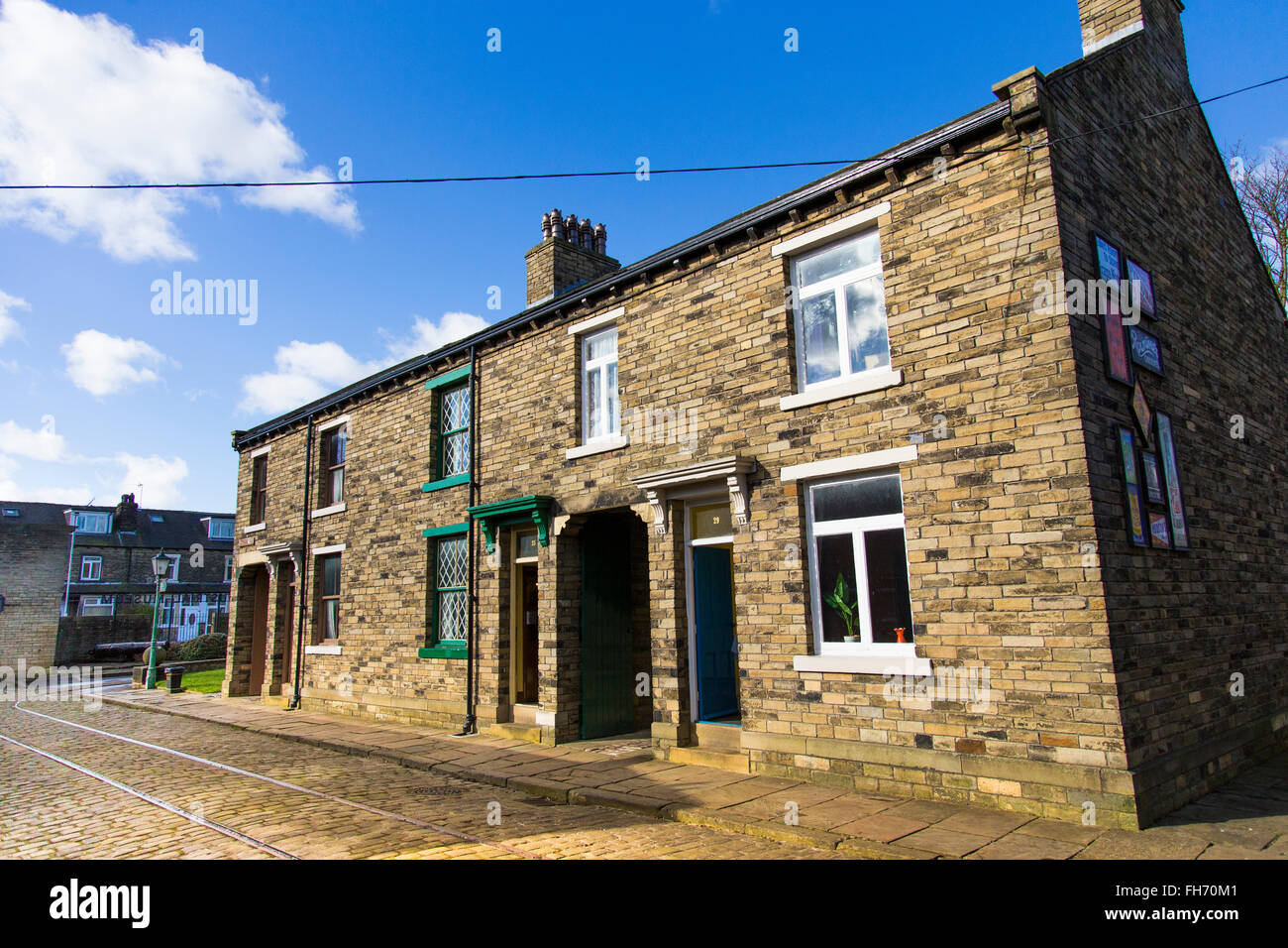 Gaythorne Row, Old terraced properties at Bradford Industrial Museum