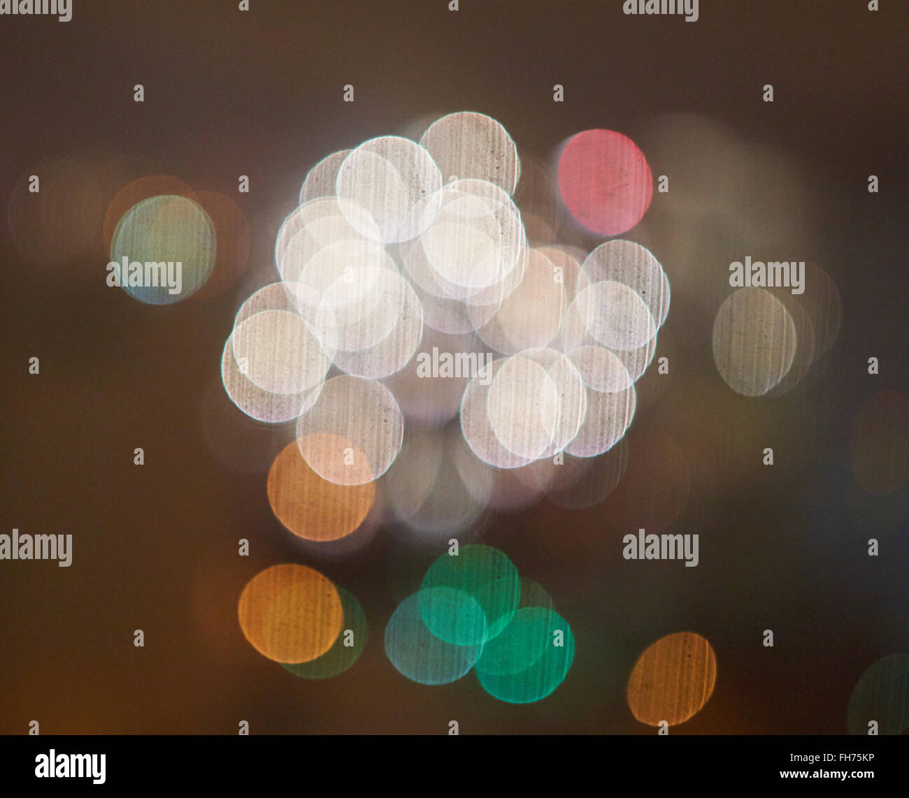 Abstract blurry lights in the city at night Stock Photo - Alamy
