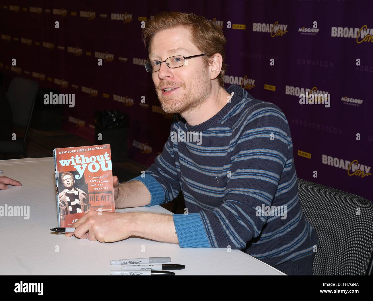 BroadwayCon - Day 2  Featuring: Anthony Rapp Where: New York, United States When: 01 Jan 1970 Stock Photo