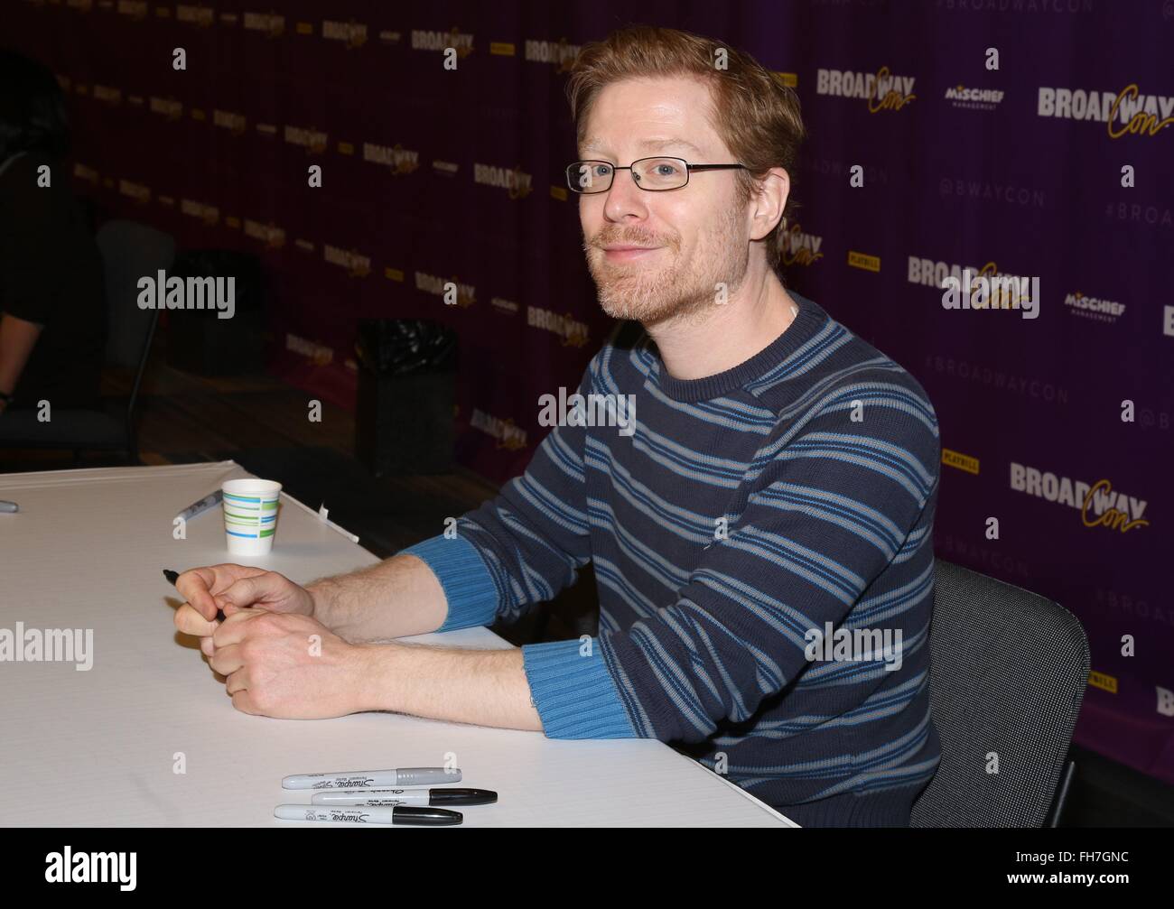 BroadwayCon - Day 2  Featuring: Anthony Rapp Where: New York, United States When: 01 Jan 1970 Stock Photo