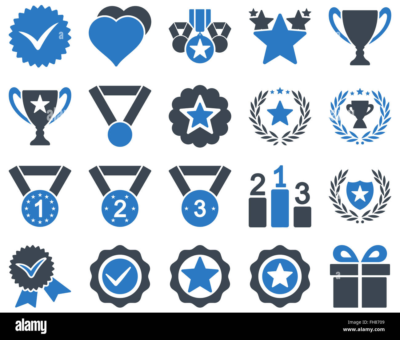 Competition amp; Success Bicolor Icons Stock Photo Alamy