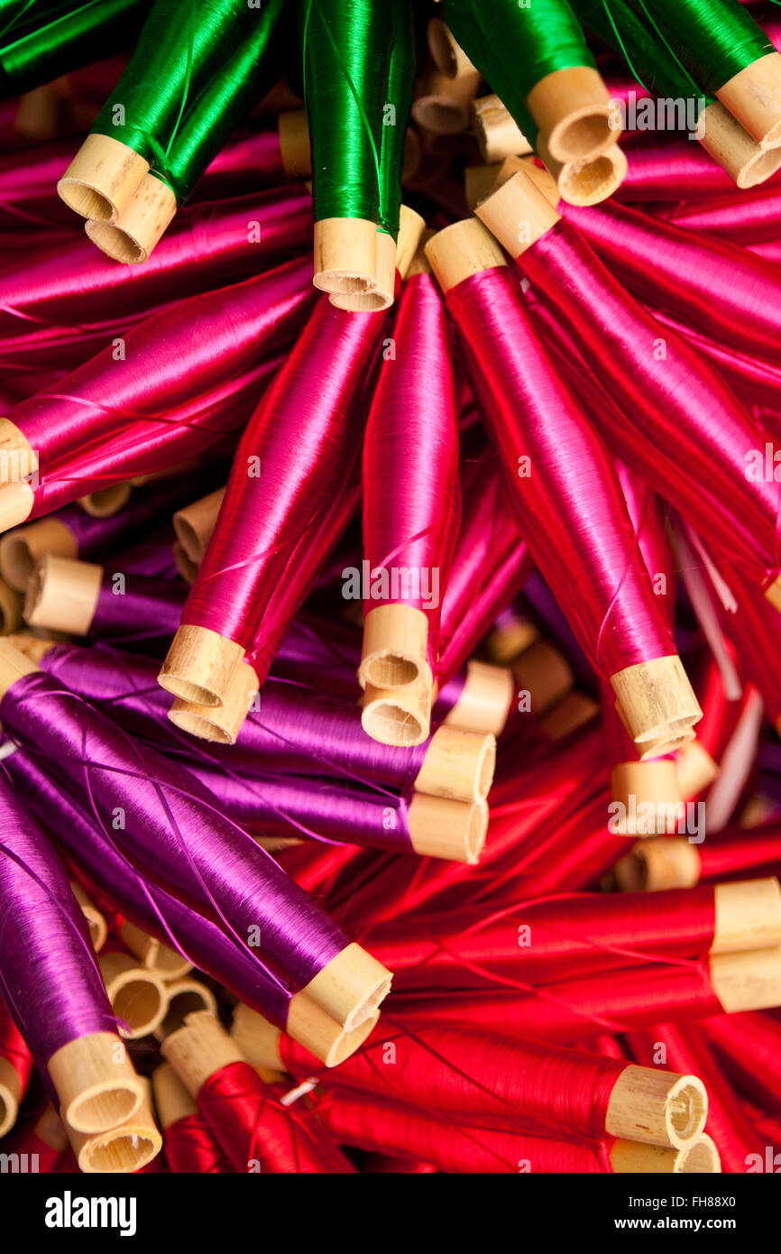 Silk fabric crafts hi-res stock photography and images - Alamy
