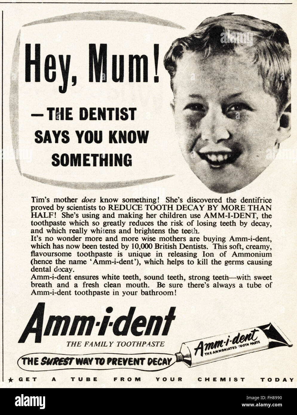 Image result for 1950 toothpaste uk