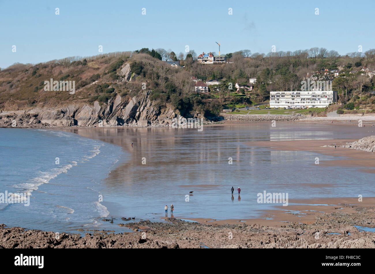 Gower peninsula uk 24th february hires stock photography and images