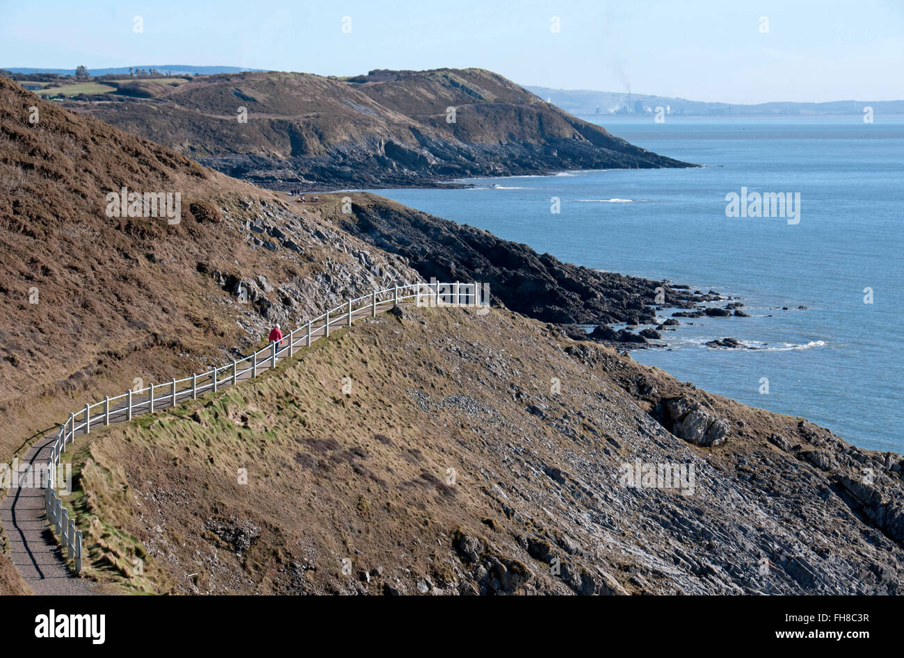 Gower peninsula uk 24th february hires stock photography and images