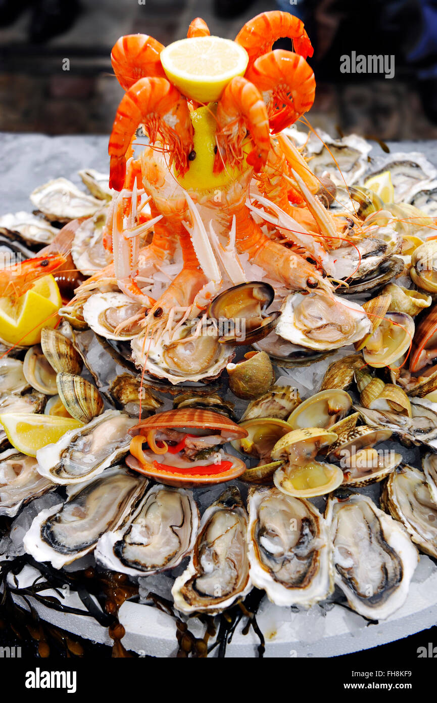French Championship of Oysters Sellers, Bercy, Paris, France Stock