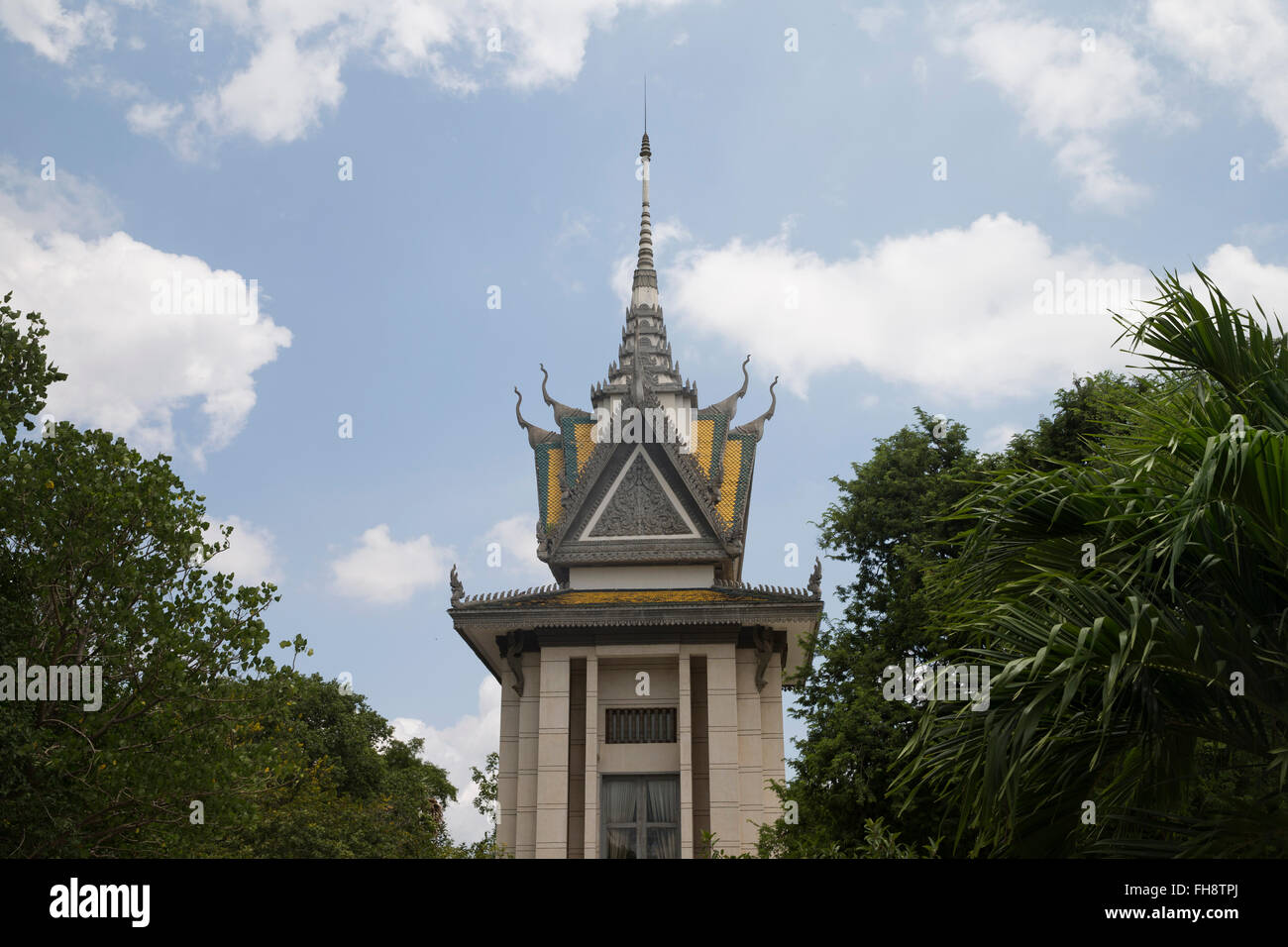 Choeung EK monument in Phnom Penh, Cambodia Stock Photo