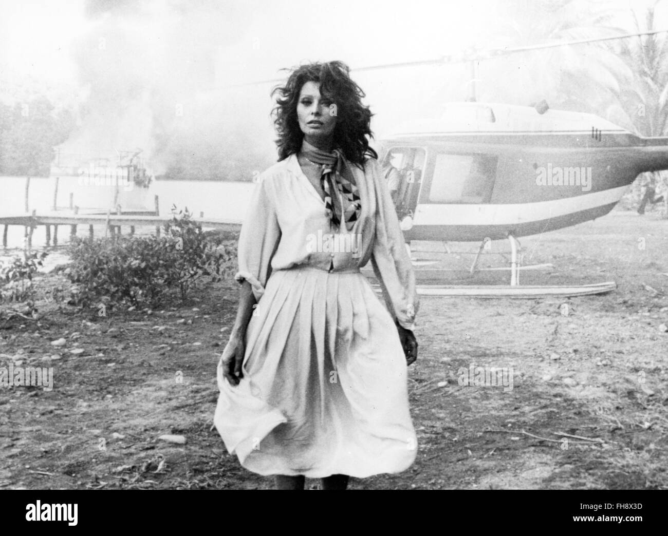 movie, 'Firepower', GBR 1979, director: Michael Winner, scene with: Sophia Loren, Third-Party-Permissions-Neccessary Stock Photo