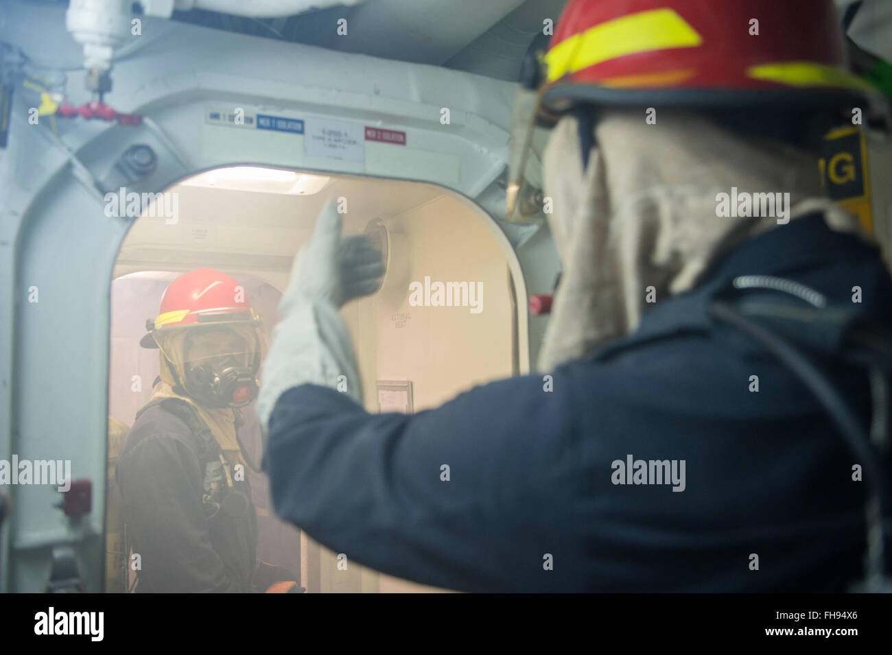A training manual for damage control procedures aboard the USS Farragut ...