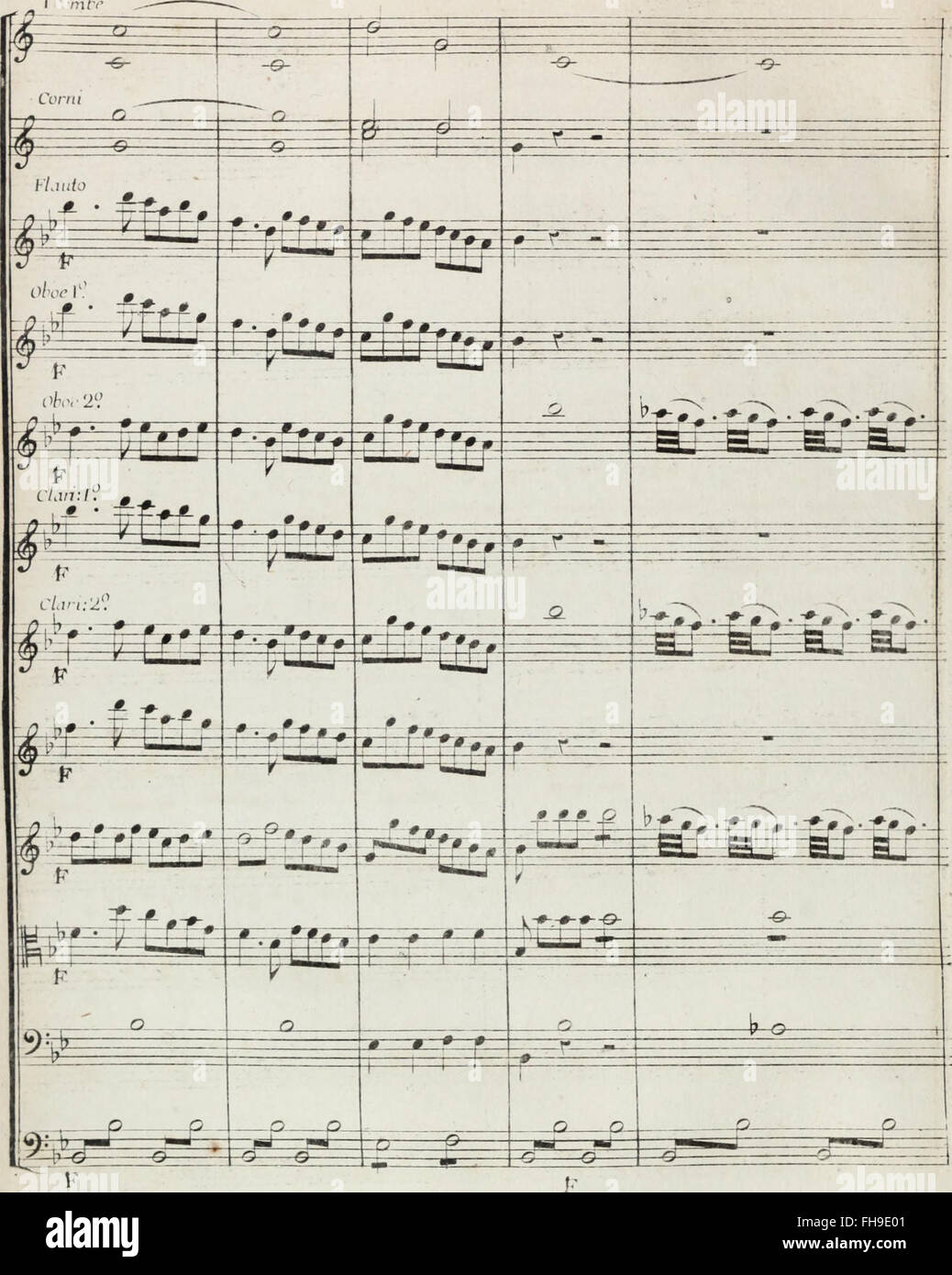 Gli Orazi e j Curiazi - opera seria (1810) Stock Photo