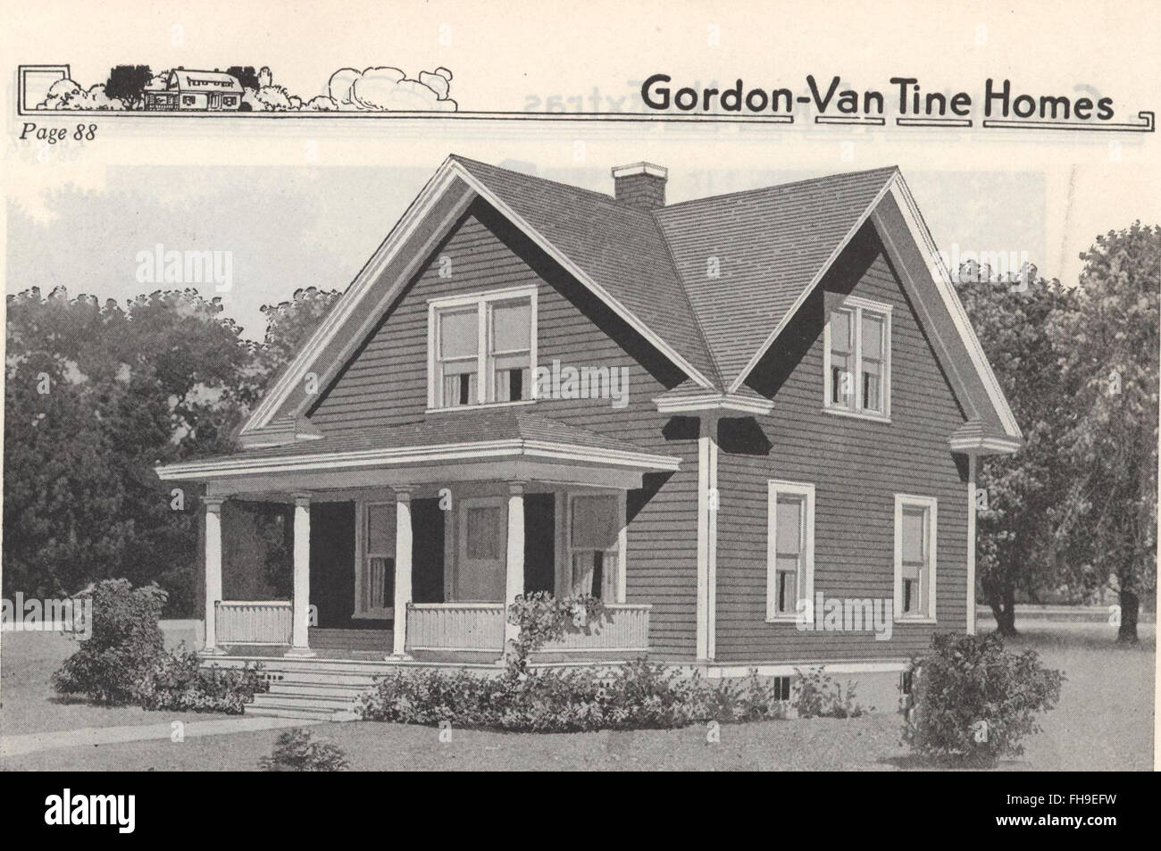 A 1921 catalog featuring designs for homes by GordonVan Tine