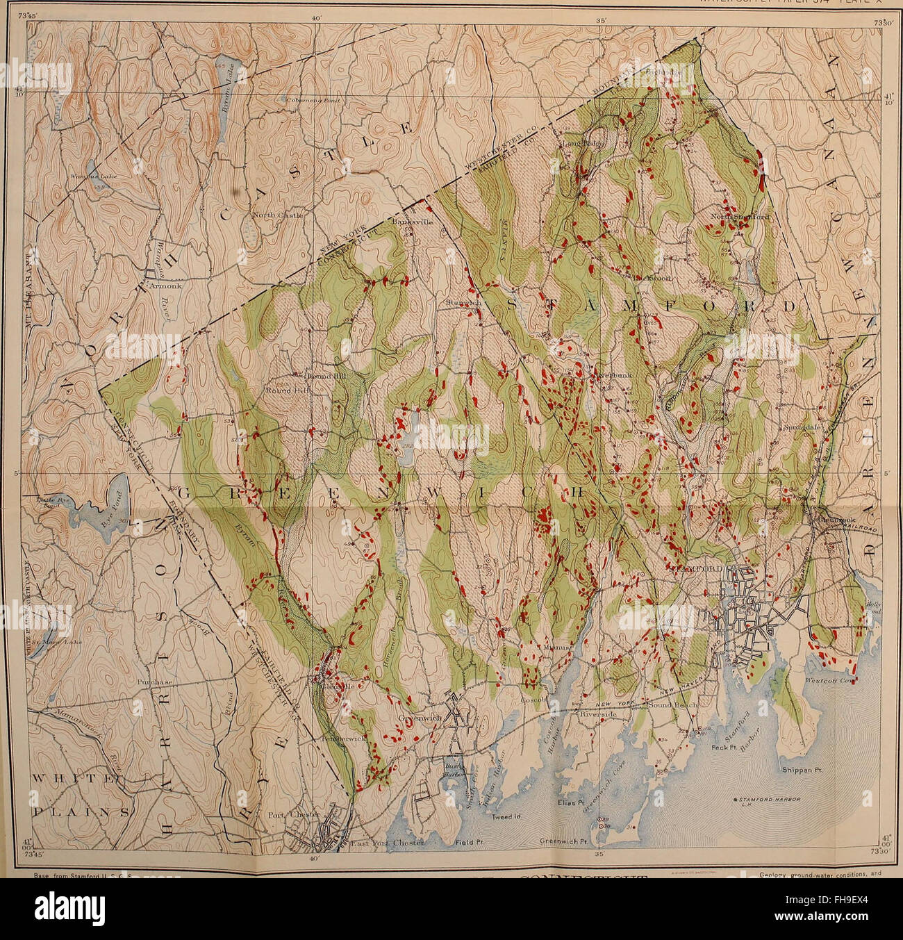 Map of willimantic hires stock photography and images Alamy