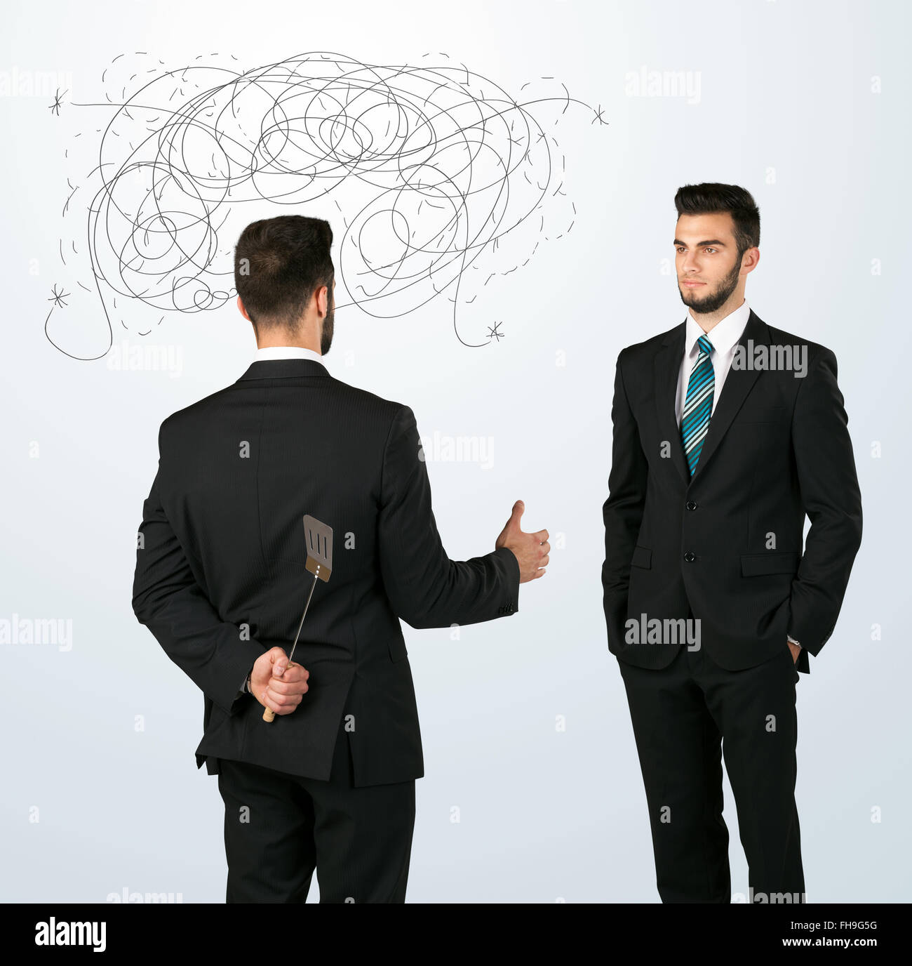 Business Man Ruthless Ruthless business concept Stock Photo - Alamy