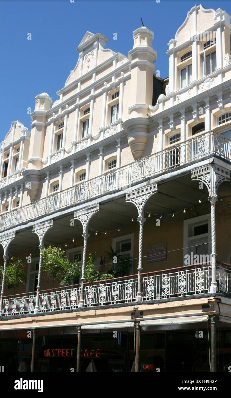 Victorian architecture on Long Street, Cape Town, South Africa Stock