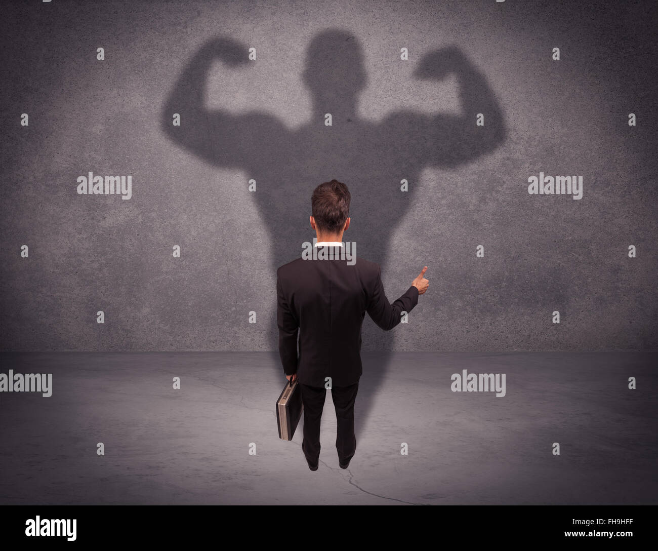 Shadow hand pointing like hi-res stock photography and images - Alamy