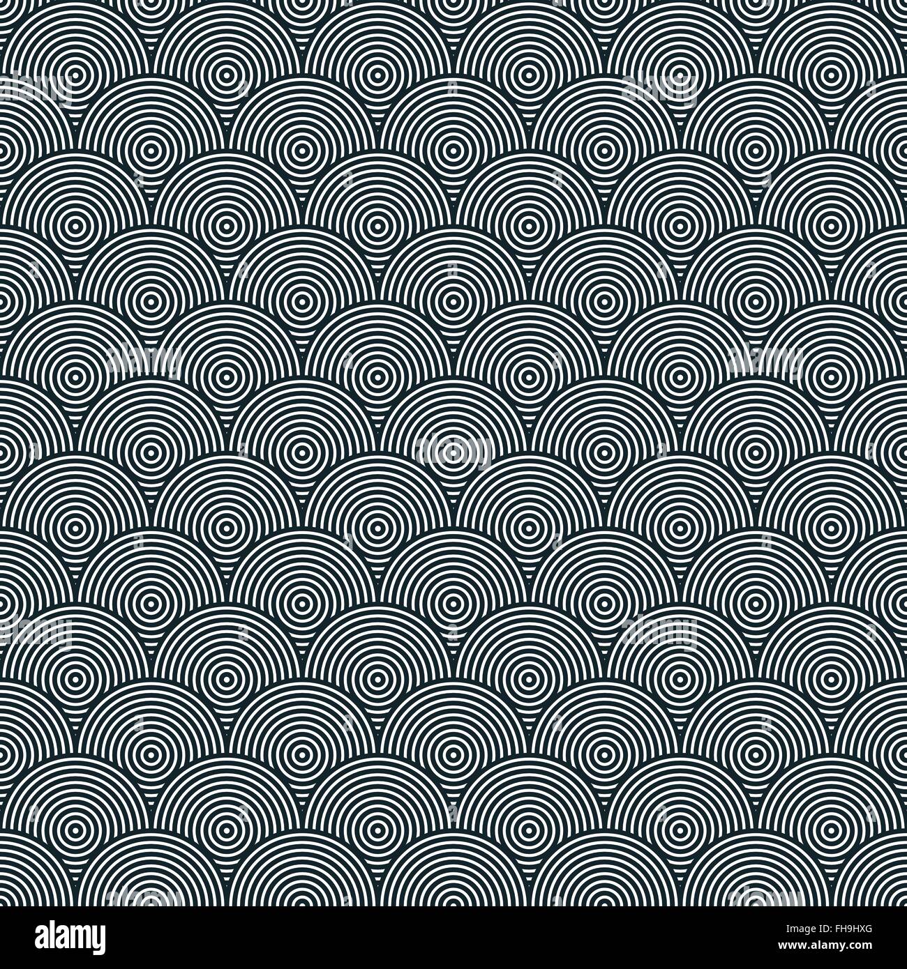 Hidden Circles Seamless Pattern Vector Illustration Stock Vector Image ...