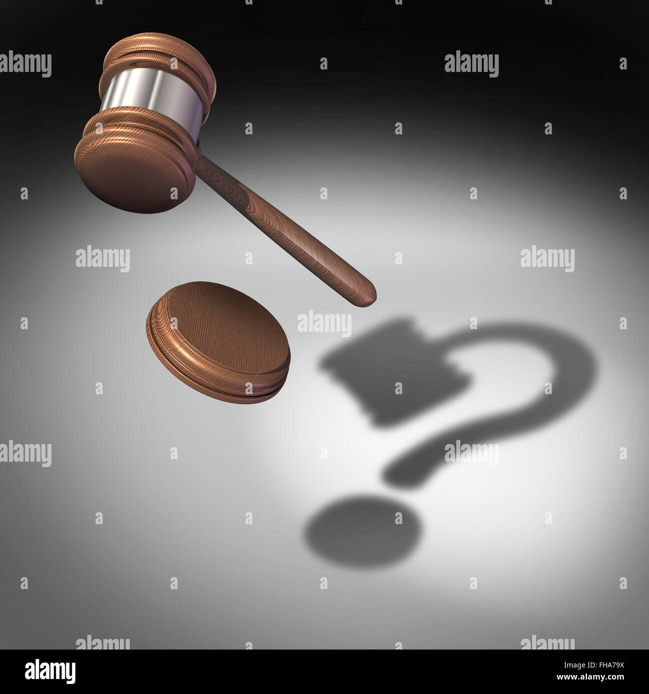 Law question concept and court questions symbol and legal advice icon