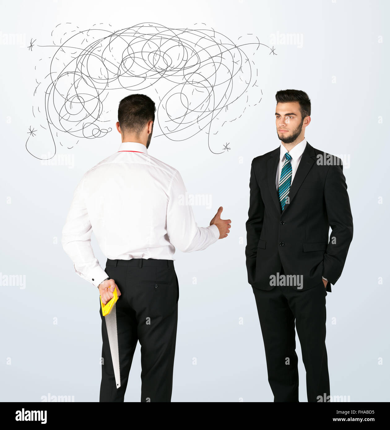 Business Man Ruthless Ruthless business concept Stock Photo - Alamy