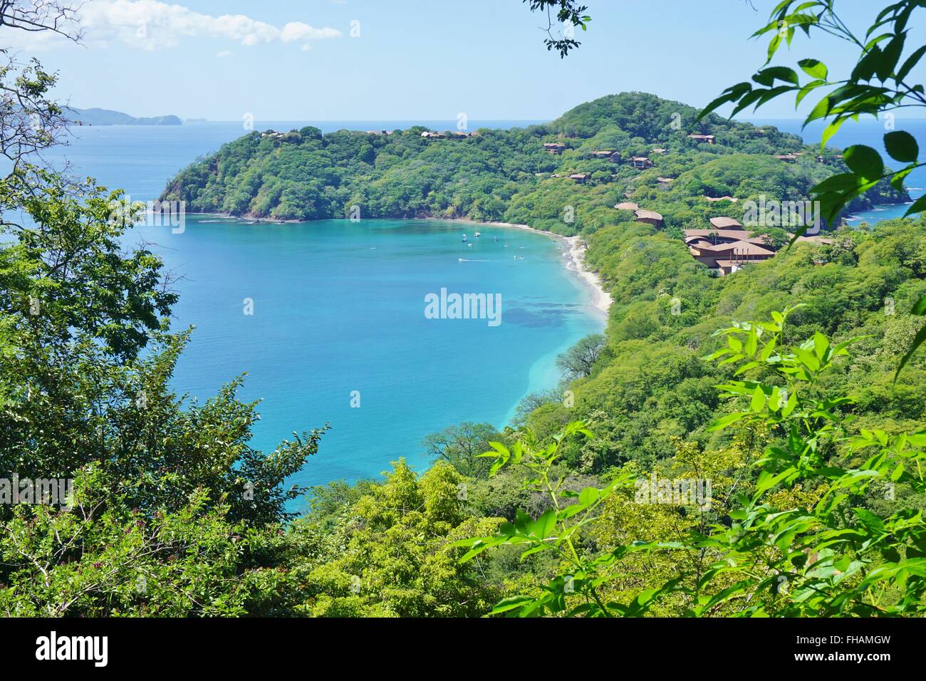 The Peninsula Papagayo in Guanacaste, Costa Rica Stock Photo