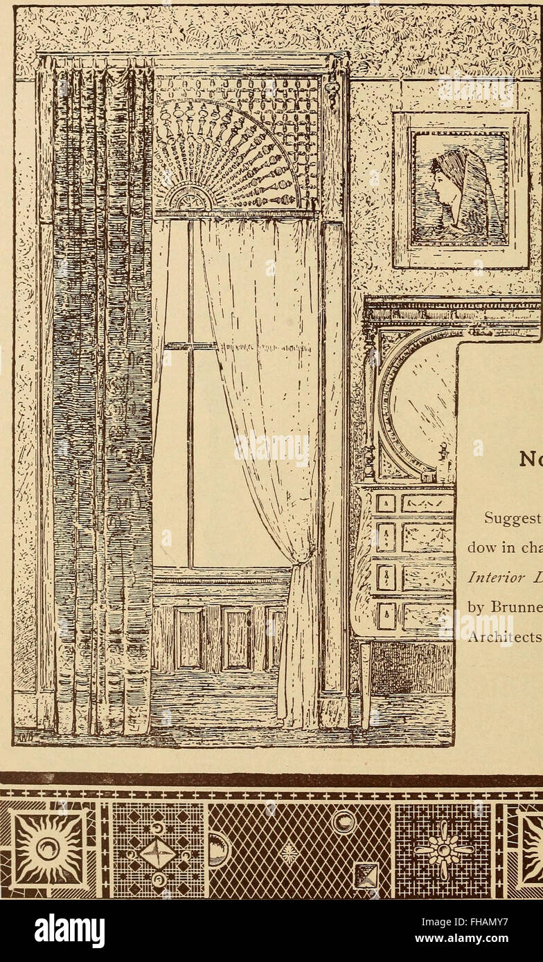 A guide from 1889 on decorating doors and windows for aesthetic appeal ...