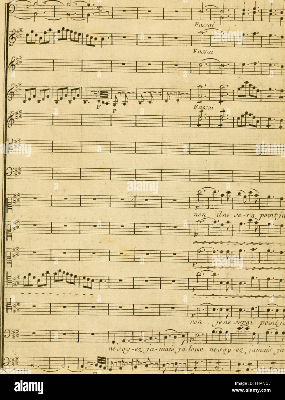 Partition de l'amant jaloux - comC3A9die en trois actes uvre XV (1779)