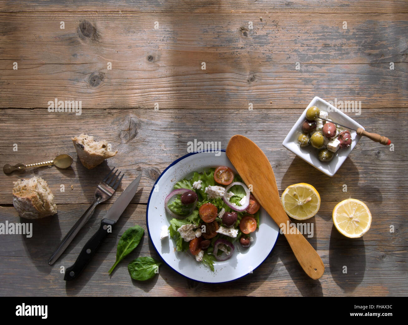 Greek mediterranean food Stock Photo Alamy