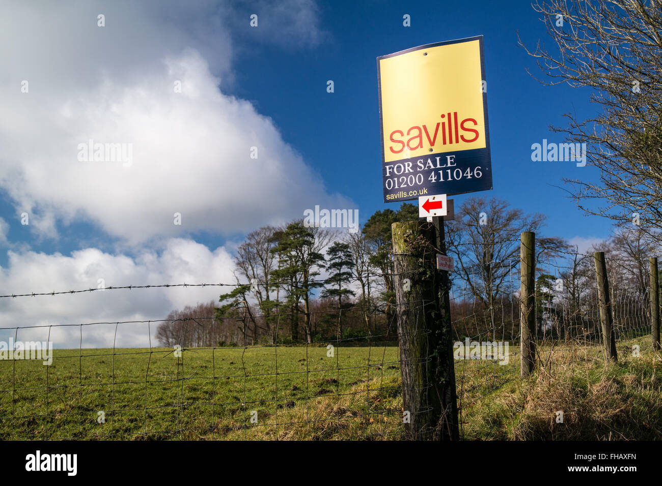 The forest of Bowland area of outstanding natural beauty Stock Photo
