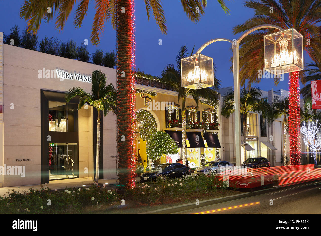 Rodeo Drive, Beverly Hills, California, USA Stock Photo