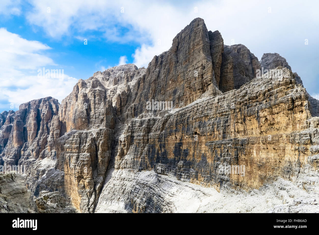 Brenta Gruppe - Klettersteig Stock Photo - Alamy