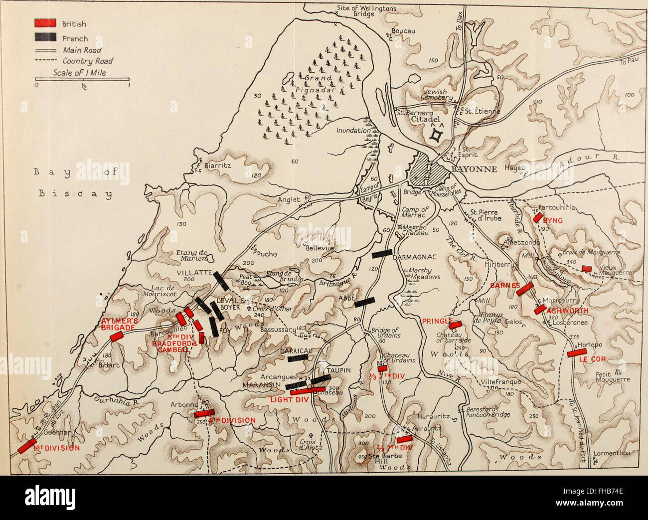 A history of the Peninsular War (1902) Stock Photo